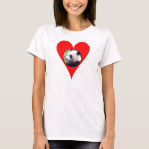 jag hjärtapandasdamer behandla som ett barn - t shirt