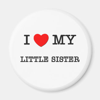 JAG Hjärtar min LILLA SISTER Magnet