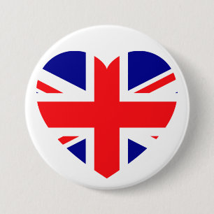 Jag Hjärtar Storbritannien Knapp