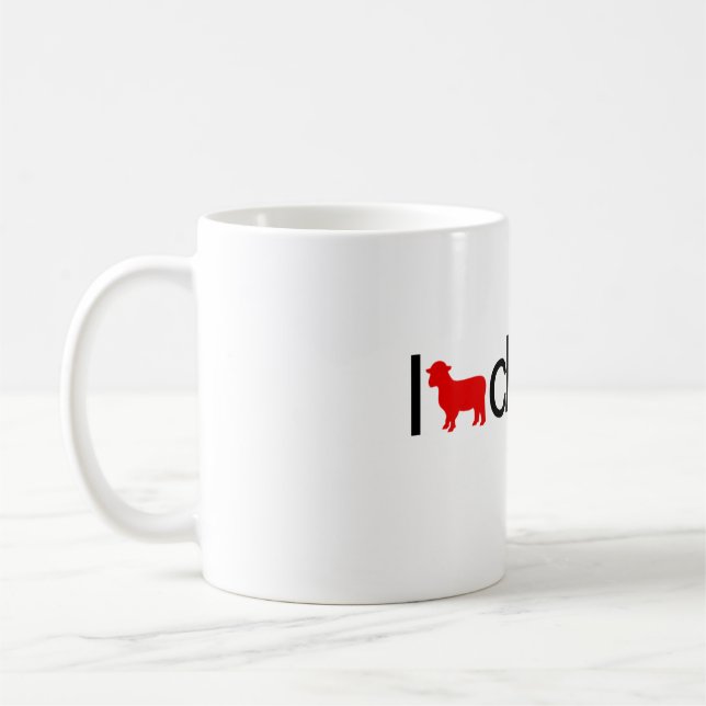 Jag hjärtkloning kaffemugg (Vänster)