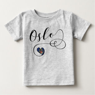 Jag Hjärtosslo, Norge T-shirt