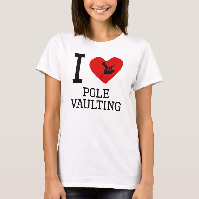 Jag hjärtpolska vaulting tee (Framsida)