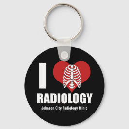 Jag Hjärtradiologi Cute Radiolog Nyckelring