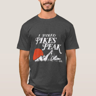 Jag högljutt Pikes Peak Retro Souvenir Colorado T Shirt