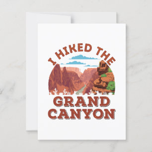 Jag högtidlighöll Grand Canyon Vykort