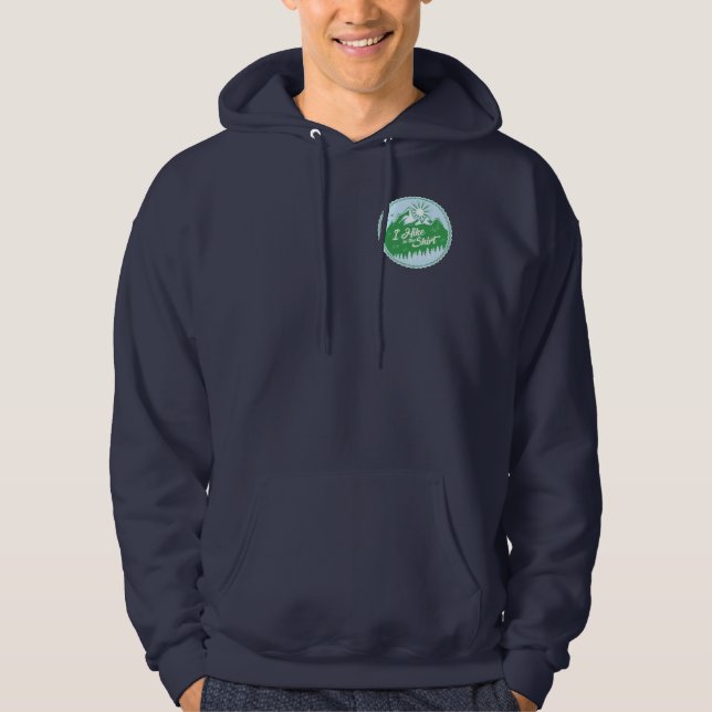 Jag höjer i den här skjortan hoodie (Framsida)