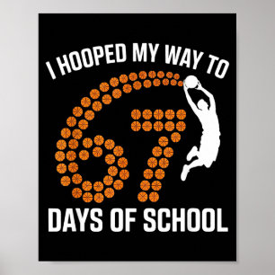Jag hooppade mig fram till 67 skoldagar Srt lärare Poster