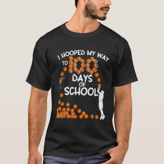 Jag hoppade över mig till 100 dagar med skolbasket t shirt