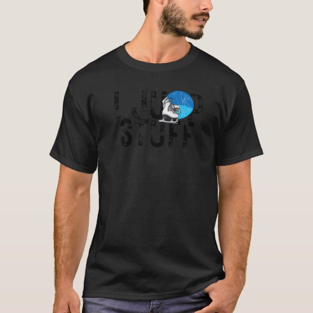 Jag hoppar över Saker Figur med Skatt För manar el T Shirt (Framsida)
