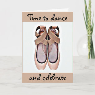 JAG HOPPAS ATT DU DANSER (BALLET TOFFLOR) BIRTIDKO KORT