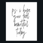 Jag hoppas att du mår bra idag poster<br><div class="desc">Jag hoppas att du mår bra idag</div>