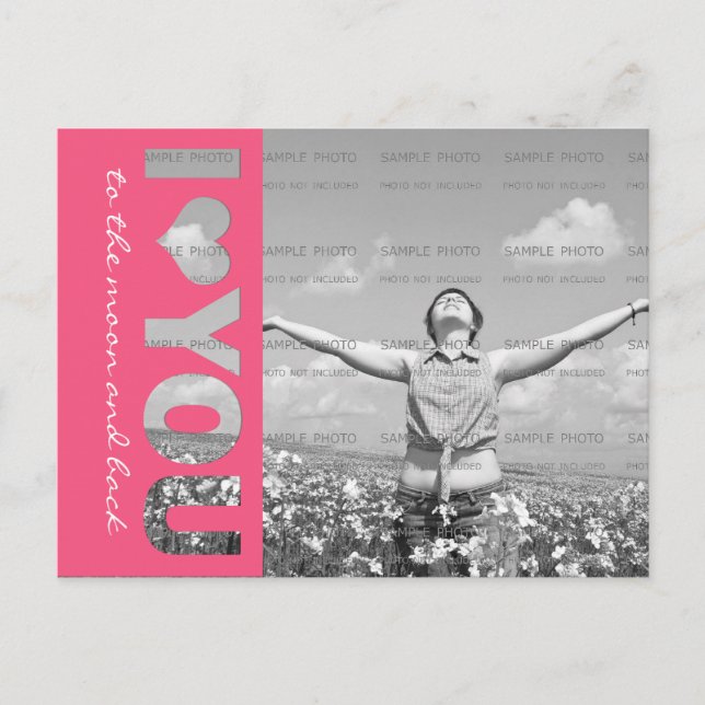 Jag hoppas att du Personliger en mall för fotovyko Vykort (Framsida)