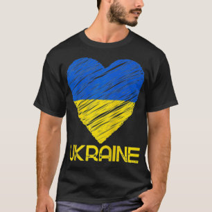 Jag hoppas att Ukraina-Flagga stöder ukrainare Sta T Shirt