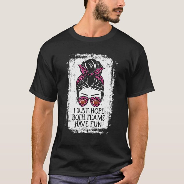 Jag hoppas bara att båda grupperna har Roligt Mana T Shirt (Framsida)