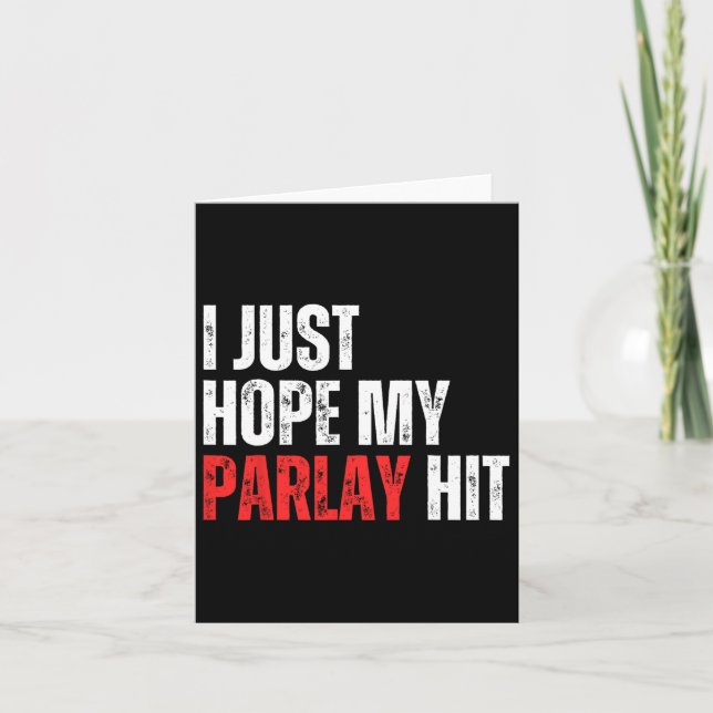 Jag hoppas bara att mitt Slå sportvadslagningsskor Kort (Framsida)