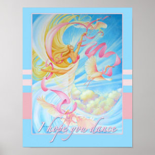 Jag hoppas dig danstryck (11 x 14) poster
