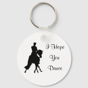 Jag hoppas dig nyckelringen för dansDressagehäst Nyckelring