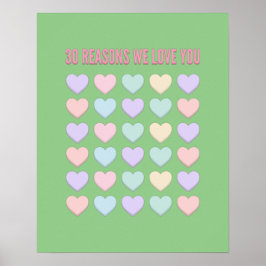 Jag hör dig - 30 skäl Väljer dig - 30 Poster