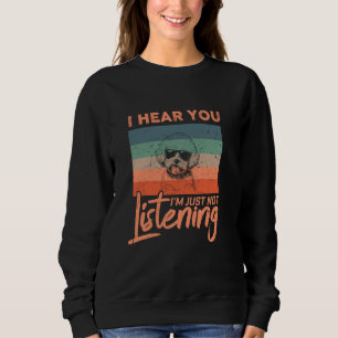 Jag hör dig att jag bara inte lyssnar på Maltipoo  T Shirt