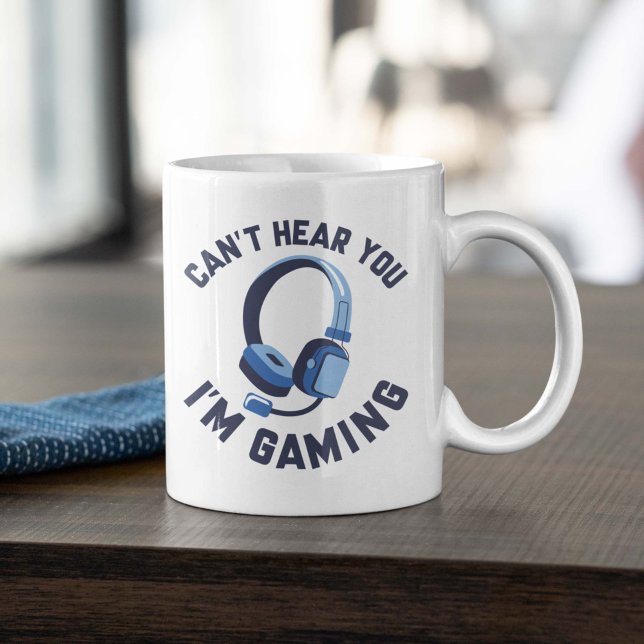 Jag hör dig inte spela. kaffemugg (Skapare uppladdad)