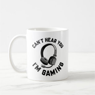Jag hör dig inte spela. kaffemugg