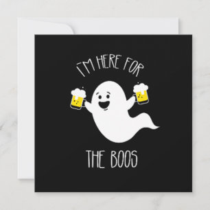 Jag hör för Boos-Vuxen Halloween Inbjudningar