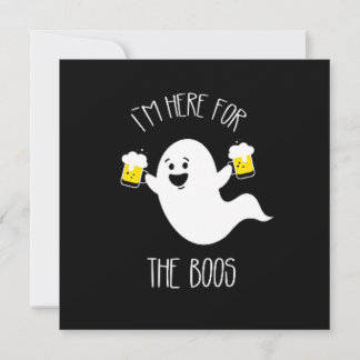 Jag hör för Boos-Vuxen Halloween Inbjudningar