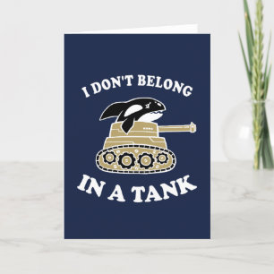 Jag hör hemma inte i en tank kort