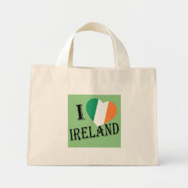 Jag hör Irland bk-tecken Mini Tygkasse
