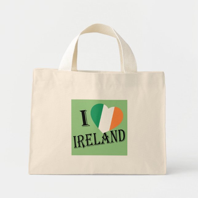 Jag hör Irland bk-tecken Mini Tygkasse (Framsidan)