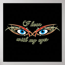 Jag hör - pojke poster