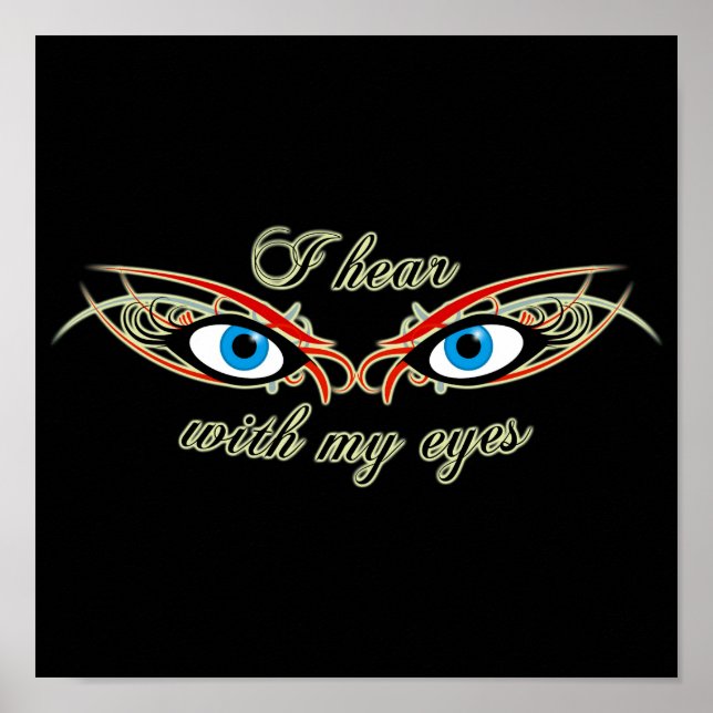 Jag hör - pojke poster (Framsidan)