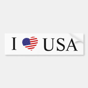 Jag hör USA:s bk-back Bildekal