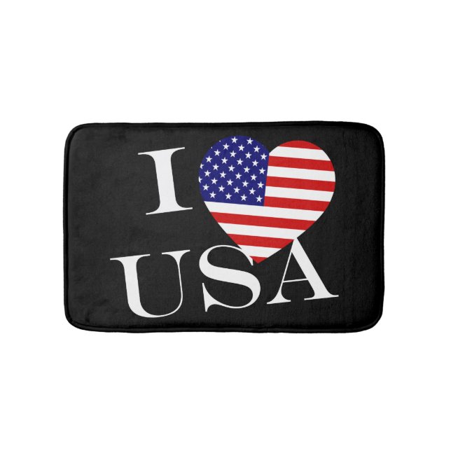 Jag hör USA som bommar Badrumsmatta (Framsidan)