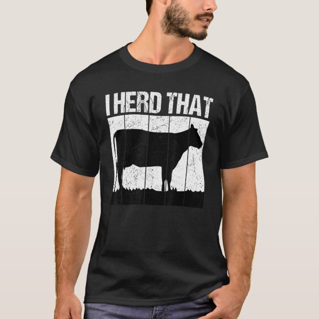 Jag Hördde Den Ko Bonden T Shirt (Framsida)