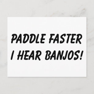 JAG HÖRDE BANJOS! VYKORT