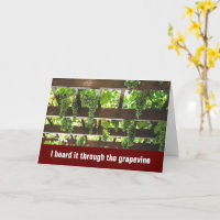 Jag hörde det genom Grapevine, New Parents!
