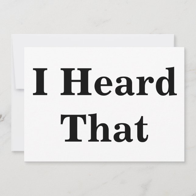 Jag hörde det tecknet (Framsida)