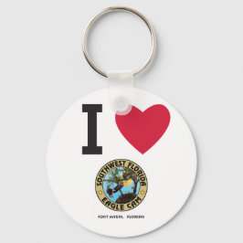 JAG HÖRDE Kärlek SW Florida Eagle Cam Keychain Nyckelring