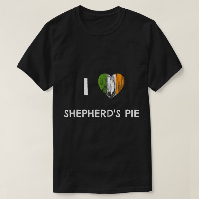 JAG HÖRDE SHEPHERDS PAJ ST PATRICK'S DAY T SHIRT (Design framsida)