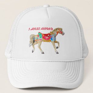 Jag horsar runt. Carousel Pony Truckerkeps