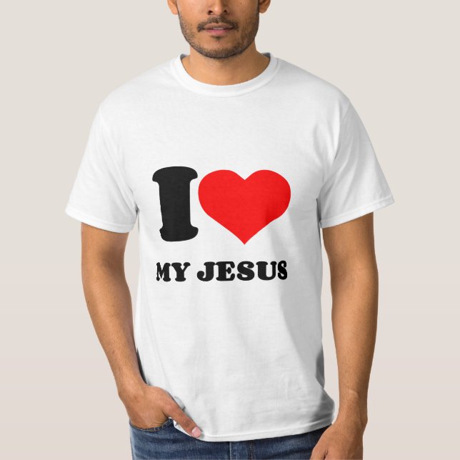 JAG HÖRT MY JESUS T SHIRT (Framsida)