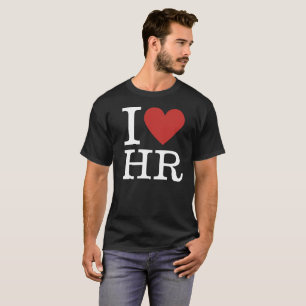 Jag ❤️ HR för ANPASSNINGSBARNA Manar för anställda T Shirt