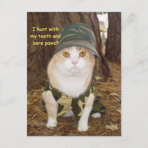 Jag Hunt med My Teth & Bare Tassar Vykort