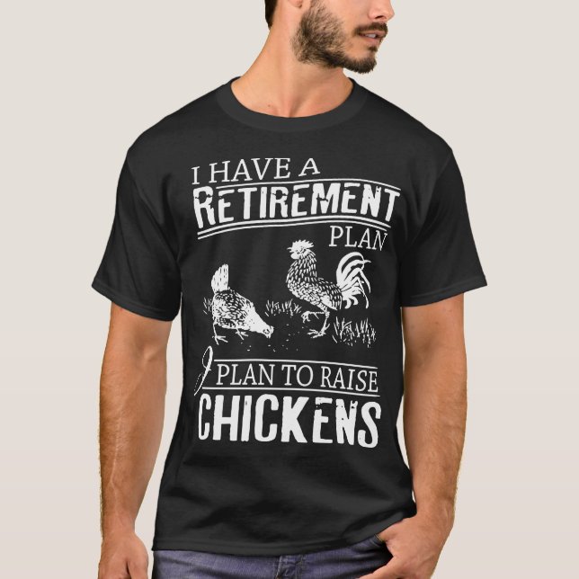 Jag hve en pension planerar mig planerar till t shirt (Framsida)