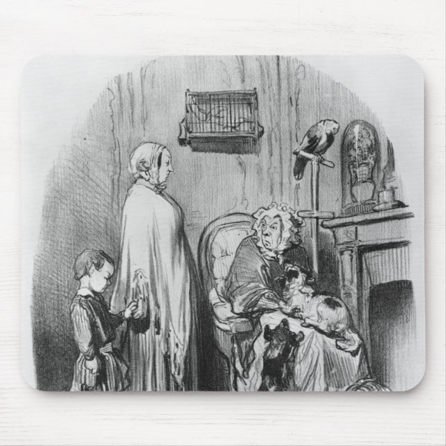 Jag hyr inte folk med barn musmatta (Framsidan)