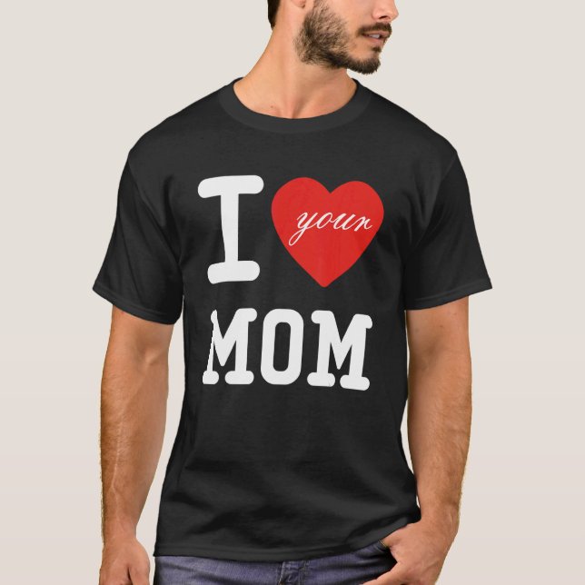 Jag hyser Mamma i Kärlek mitt Mamma i Kärlek Hett  T Shirt (Framsida)