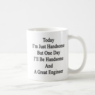 Jag i dag den precis stiliga men en förmiddagen kaffemugg