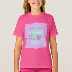 Jag i dag förmiddagen en sjöjungfru jag ska i t shirt