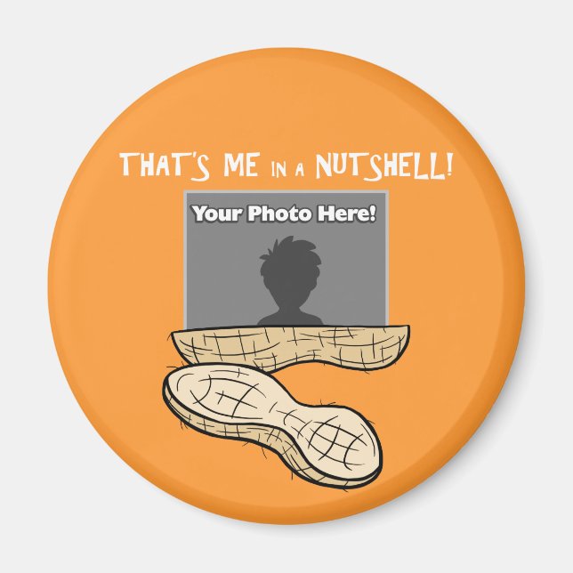 "Jag i ett Nutshell" Magnet (Framsidan)